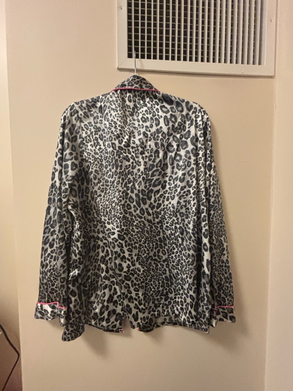 Victoria's Secret Leopard Satin Pajama Set - Picture 2 of 5